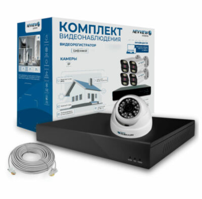 Комплект видеонаблюдения IP Nevview NVE-D201-POE / 2Мп / питание POE 