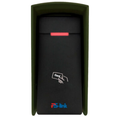 Козырёк для считывателя Ps-Link PS-M010EM-WP зеленый, уличный Козырёк  для контроллера СКУД PS-M010EM-WP (118x56x40 мм) обеспечивает надежную защиту электроники и зоны считывания RFID-меток от осадков, солнечных бликов и пыли, гарантируя стабильную работу системы в любых погодных условиях.