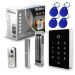 Система СКУД KIT-T12MF-180 электромагнитный замок 180 кг НО типа, панель сенсорная Mifare, для помещения - Система СКУД KIT-T12MF-180 электромагнитный замок 180 кг НО типа, панель сенсорная Mifare, для помещения