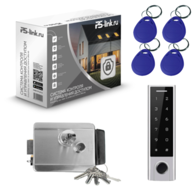Система СКУД KIT-HF3WF-CH/ сканер отпечатков / эл. механический замок / RFID, WIFI Комплект СКУД с wifi подключением  KIT-HF3WF-CH для одной двери на базе клавиатуры с контроллером доступа, четырех RFID ключей, кнопкой выхода и электро механического замка с рабочим напряжением 12Вольт.