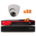 Комплект видеонаблюдения IP Ps-Link KIT-A232IP-POE / 2Мп / 32 камеры / питание POE - Комплект видеонаблюдения IP Ps-Link KIT-A232IP-POE / 2Мп / 32 камеры / питание POE