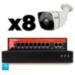 Комплект видеонаблюдения IP 5Мп KIT-C508IP-PL 8 камер для улицы, программный датчик движения, удаленный доступ, ночное видение - Комплект видеонаблюдения IP 5Мп KIT-C508IP-PL 8 камер для улицы, программный датчик движения, удаленный доступ, ночное видение