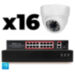 Комплект видеонаблюдения IP 8Мп KIT-A816IP-PL 16 камер для помещения, программный датчик движения, удаленный доступ, ночное видение - Комплект видеонаблюдения IP 8Мп KIT-A816IP-PL 16 камер для помещения, программный датчик движения, удаленный доступ, ночное видение
