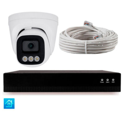 Комплект IP-видеонаблюдения KIT-A401IP-POE 4 Мп, 1 купольная IP-камера, NVR, 4 PoE порта KIT-A401IP-POE - это полноценный комплект IP-видеонаблюдения, состоящий из сетевого видеорегистратора NVR и одной купольной IP-камеры 4 Мп для помещения.