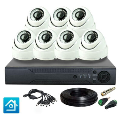 Комплект видеонаблюдения AHD 2Мп Ps-Link KIT-A207HD / 7 камер 