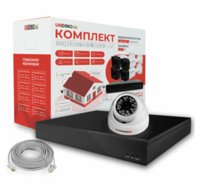 Комплект видеонаблюдения IP Undino UD-ED501-POE / 5Мп / 1 камера / POE 