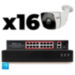 Комплект видеонаблюдения IP 8Мп KIT-C816IP-PL 16 камер для улицы, программный датчик движения, удаленный доступ, ночное видение, умный коммутатор - Комплект видеонаблюдения IP 8Мп KIT-C816IP-PL 16 камер для улицы, программный датчик движения, удаленный доступ, ночное видение, умный коммутатор