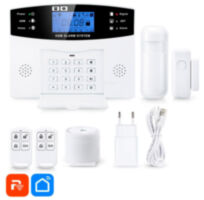 Охранная сигнализация WIFI/GSM PS-PG500-4GEU приложение для смартфона, до 200 беспроводных датчиков 433 МГц, 8 проводных зон