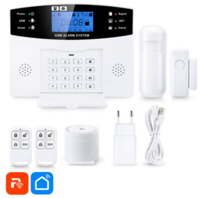 Охранная сигнализация WIFI/GSM PS-PG500-4GEU приложение для смартфона, до 200 беспроводных датчиков 433 МГц, 8 проводных зон PS-PG500-4GEU — современная охранная сигнализация с поддержкой Wi-Fi 2,4 ГГц и GSM-модулем 4G LTE для работы с SIM-картой.